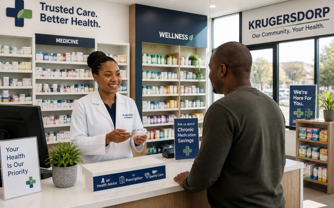 Find trusted care at Krugersdorp Pharmacy for all your health needs.